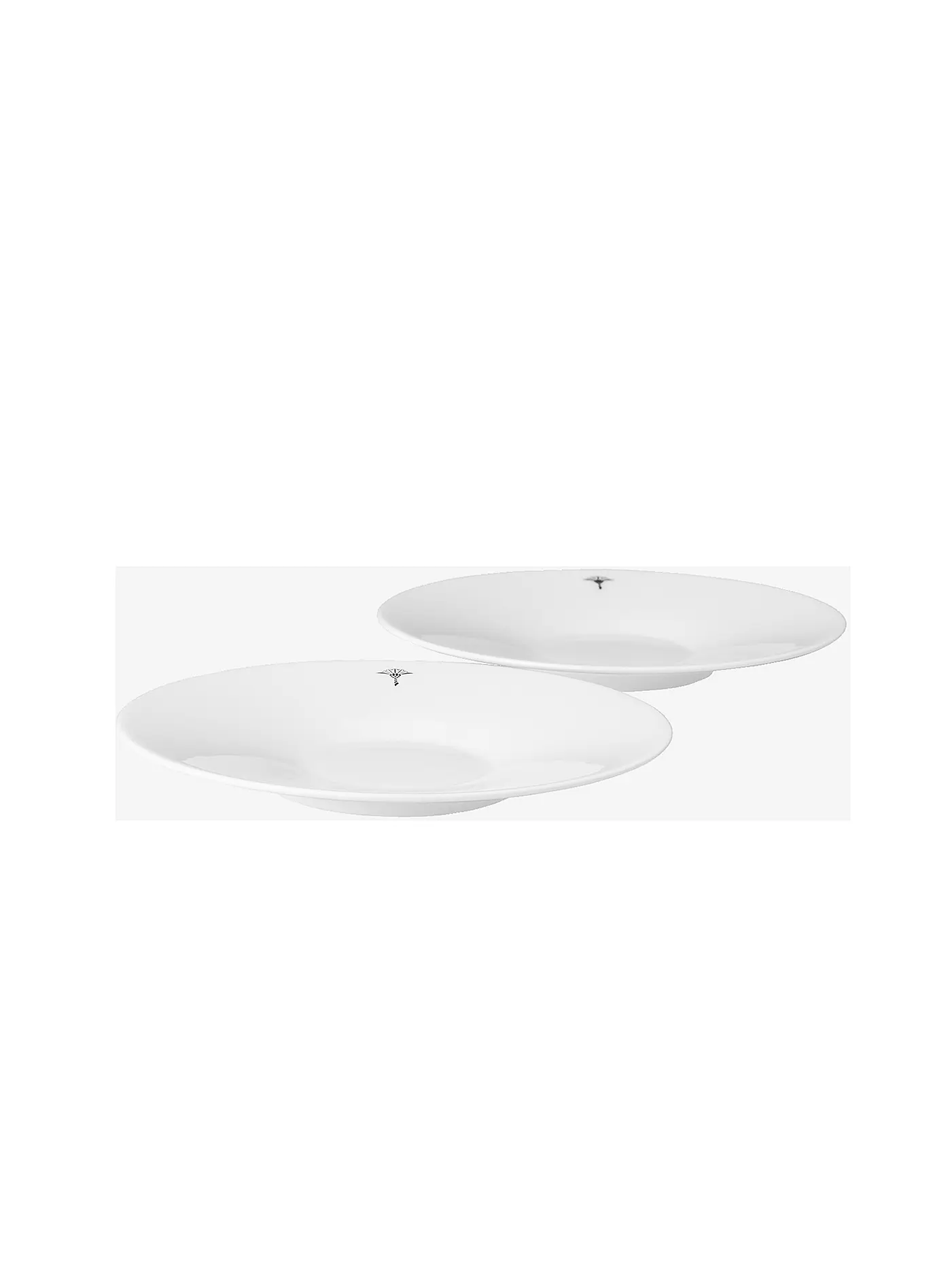 JOOP | Untertassen 2er Set 15,5cm Single Cornflower Weiss | 